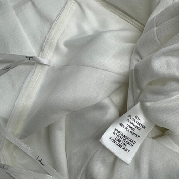 NWT Lulus Cascading Love White Strapless Ruffled Wide-Leg Jumpsuit - Picture 7 of 8